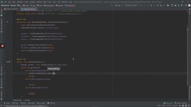 Android Studio.-Abrir un Link/Sitio Web(URL) en el navegador [2020] смотреть онлайн