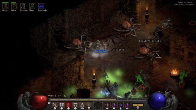 Diablo II: Resurrected - Mi regalo de Navidad de Santa Nihlathak, una runa Lo en Salas Vaught смотреть онлайн