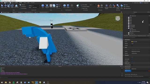 Roblox - Game Development Part 15 - Rag Doll Death, GUI Fix, & AI Begins смотреть онлайн