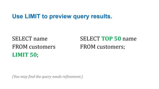 SQL Query Optimization - Tips for More Efficient Queries смотреть онлайн
