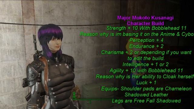 Fallout 4 Major Mokoto Kusanagi Build (Mods) смотреть онлайн