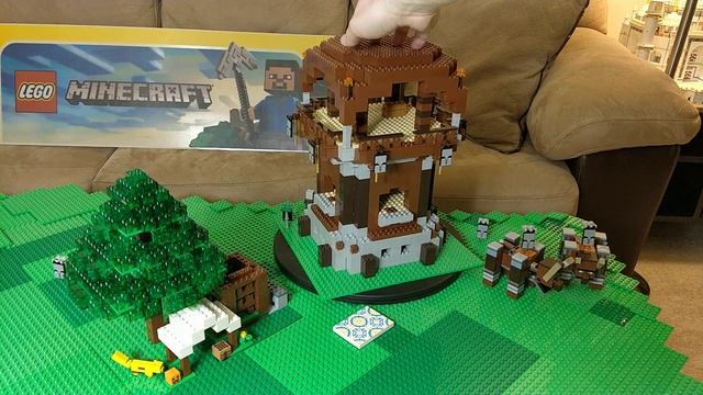Lego Minecraft Pillager Outpost Tower - Updated смотреть онлайн