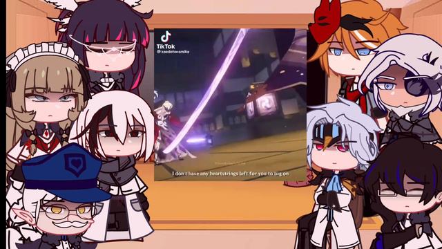 🖤✨ Genshin Impact Fatui Harbingers react Archons / Khaenri'ah || Gacha Club смотреть онлайн