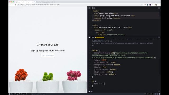 Responsive Design & Media Queries In 30ish Minutes - Colt's Code Camp смотреть онлайн