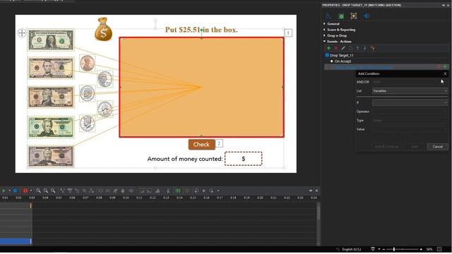 Create Counting Money Game Using Number Variables - ActivePresenter 8 смотреть онлайн