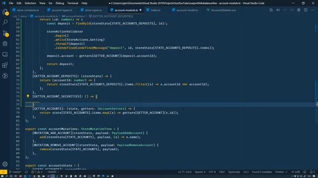 Using Vuex Getters To Populate The Account Securities And Deposits #31 - Vue Projects смотреть онлайн