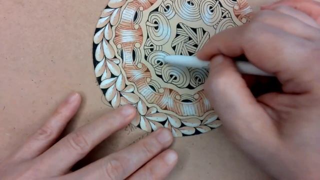Zentangle Inspired Art - Depth 禅绕延伸艺术 смотреть онлайн