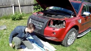 Замена интеркулера Freelander 2