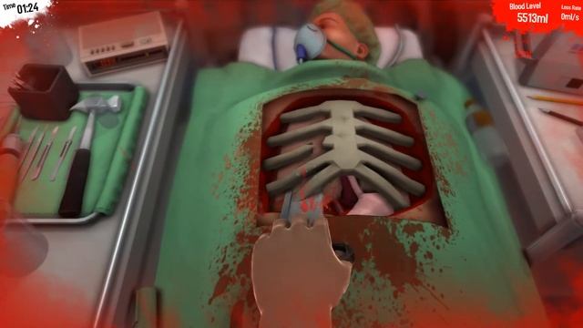 Surgeon Simulator 2013: How not to be a surgeon (Gameplay Commentary) смотреть онлайн