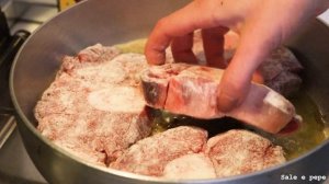 Рецепт оссобуко из говяжьего медальона с мозговой косточкой