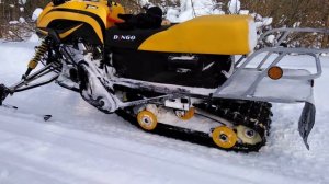 Снегоход Irbis Dingo 125,  ощущение от первой поездки