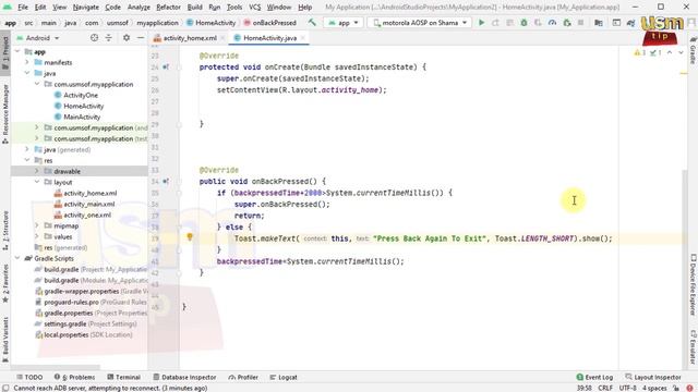 How To #Press #Back #Again in to #Exit in #Application| #Android #Studio #Beginner #Tutorials смотреть онлайн