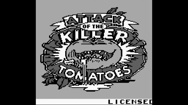 Game Boy - Attack of the Killer Tomatoes 'Attract Mode' смотреть онлайн