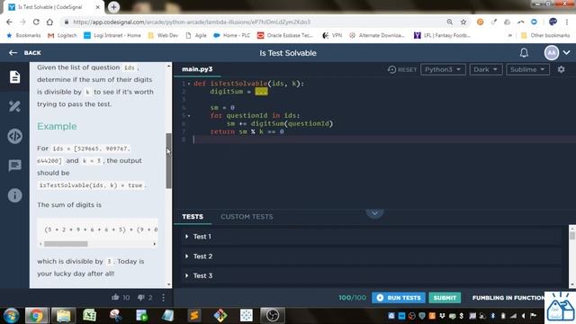 Python - CodeSignal Is Test Solvable 29 смотреть онлайн