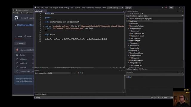 Introducing GitHub to the Deployment Dojo. смотреть онлайн