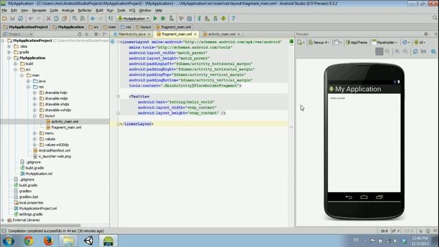 Μάθημα 2: LinearLayout, Button, TextView, απλό παράδειγμα смотреть онлайн