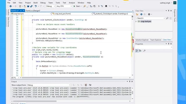 Crop An Image: Code In C# Programming | How To Make A Crop Tool In A Photo Editor.