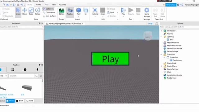 Roblox | How to make a working play button in Roblox studio in 2021? смотреть онлайн