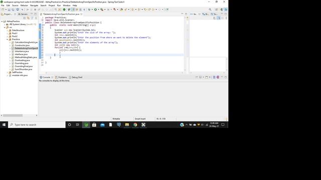 How To Delete Element of An Array From Specific Position... смотреть онлайн