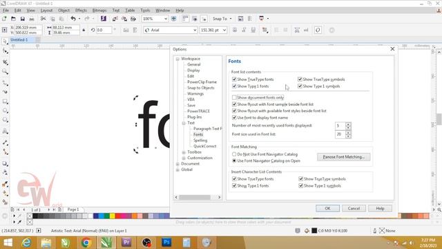 All Fonts Is Not Showing In Coreldraw Solve Without Reinstall coreldraw Tutorial In Hindi смотреть онлайн
