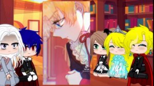 Реакция персонажей манги "Злодейка марионетка" на TikTok// Gacha club//