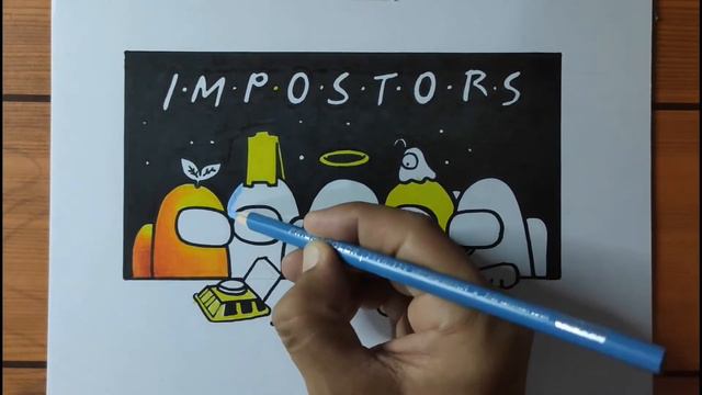 DRAWING AMONG US IMPOSTOR | PALABOY ARTS смотреть онлайн