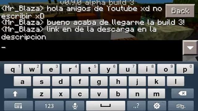 Apk De Minecraft Pocket Edition 0.9.0 Biild 3 |Android 2.3| смотреть онлайн
