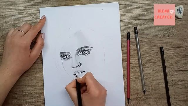 Как красиво нарисовать Эмму Уотсон. смотреть онлайн