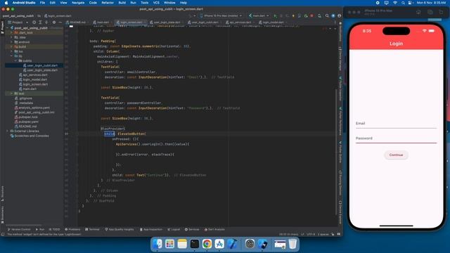 API call using Cubit | Post API | Flutter Bloc | State Management | Tutorial in Hindi/Urdu смотреть онлайн