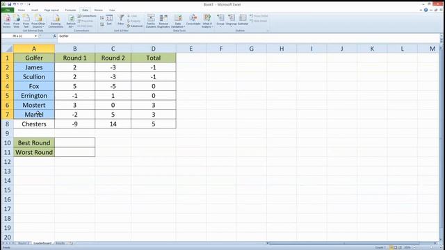 Golf Leaderboard - ECDL Spreadsheets - Part 2 смотреть онлайн