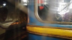 Киевский метрополитен ЕМА 502 поездка по наземному участку от @Transport_mixa_725.