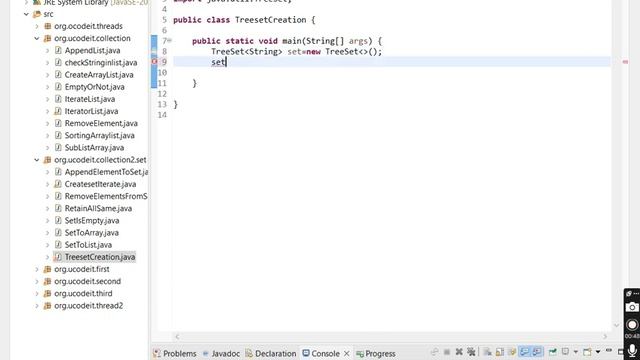 8 Write a Java program to create a new tree set, add some colors string and print out the tree set смотреть онлайн
