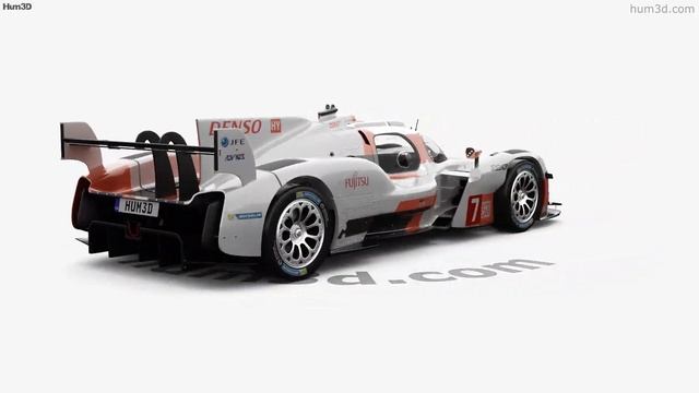 Toyota GR010 Hybrid 2023 3D model by Hum3D.com смотреть онлайн