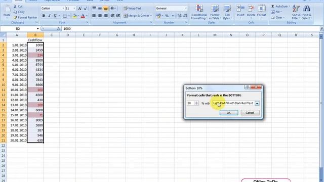 How to see bottom ten percent of items on the list? | Excel 2007 смотреть онлайн
