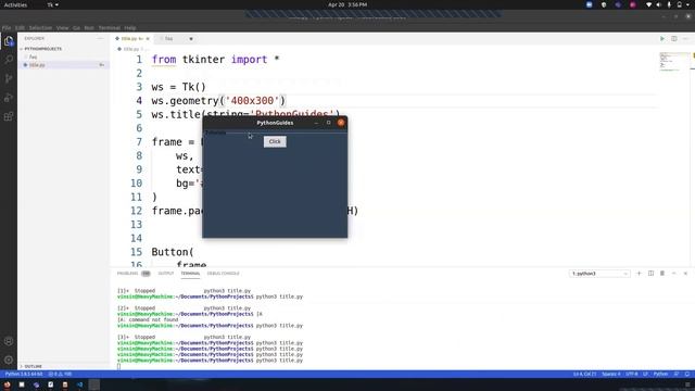 Python Tkinter Title | How to set title in Python Tkinter смотреть онлайн