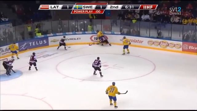 IIHF World U20 Championship 2013: Latvia - Sweden