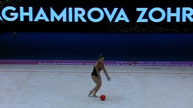 Zohra Aghamirova (AZE) Ball Final EUROPEAN RHYTHMIC GYMNASTICS CHAMPIONSHIPS - BAKU, AZERBAIJAN смотреть онлайн