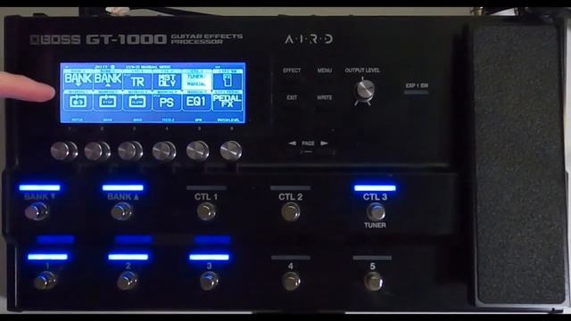 GT-1000 used in Manual Mode смотреть онлайн