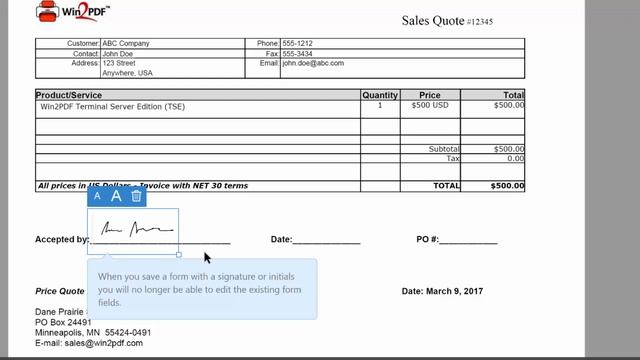 How To Sign & Date A PDF File With Adobe Reader