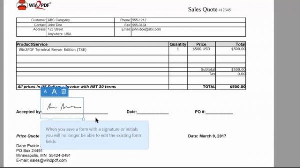 How to Sign & Date a PDF file with Adobe Reader