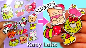 ☃️Как сделать НОВОГОДНИЕ наклейки: ТУТОРИАЛ шаг за шагом