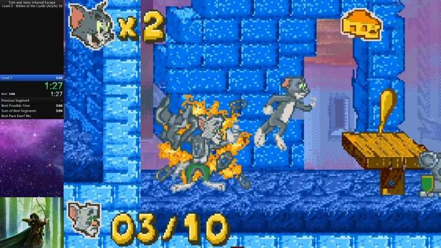 Tom and Jerry: Infurnal Escape: Level 2 - Kitties in the Castle (Any%) - 2:49 - World Record смотреть онлайн