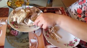 Бешбармак из курицы (Мамина кухня)