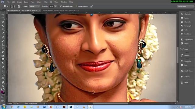 DIGITAL PINTING | OIL PAINT EFFECT | SMUDGE PAINTING | PHOTOSHOP TUTORIAL смотреть онлайн