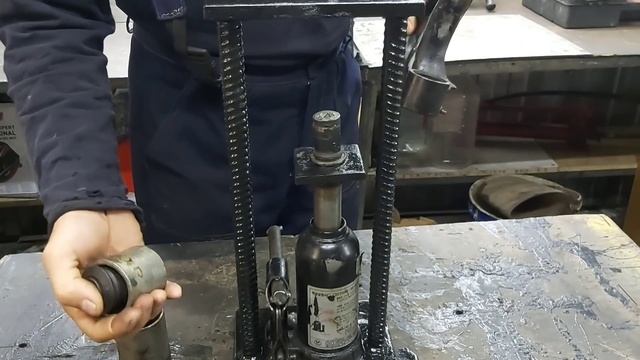 Самодельный пресс для работы с сайлентблоками ЧАСТЬ 1 смотреть онлайн