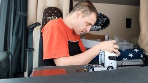 игрушка дальнобойщика, моделька Скания, масштаб 1:43.