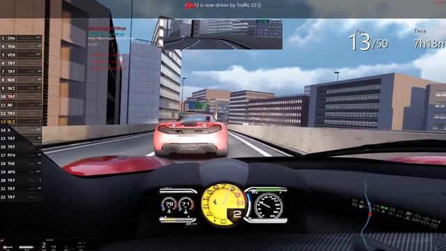 AssettoCorsa with g29 and a Ferrari on tokyo with some trafic смотреть онлайн