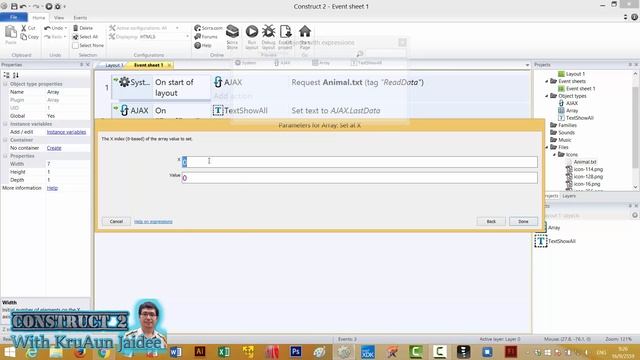 ตอนที่ 18 Request AJAX Array In Construct 2 смотреть онлайн