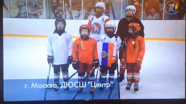 Девочки-хоккеистки на Первом!!! смотреть онлайн