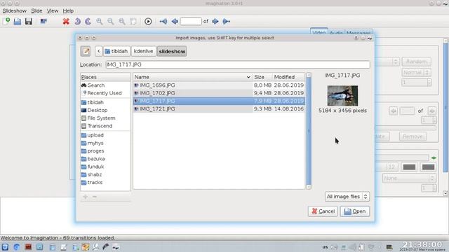 Kdenlive переворачивает фотографии в слайд-шоу смотреть онлайн